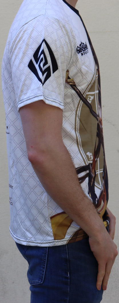 Genshin Impact - Zhongli Black and White Variant T-Shirt