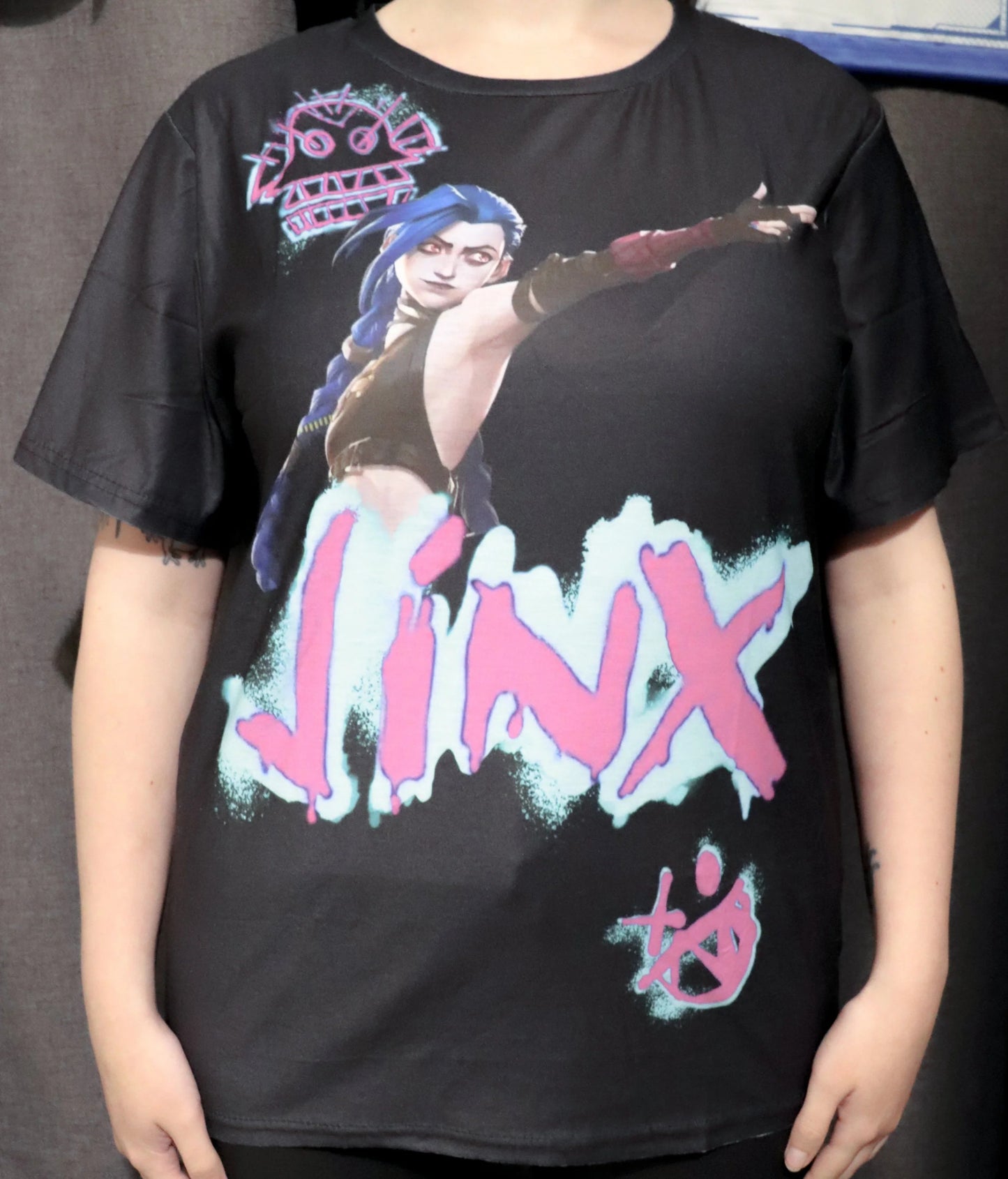 League of Legends Arcane - Jinx Tshirt (Price Does Not Include Shipping - Please Read Description)