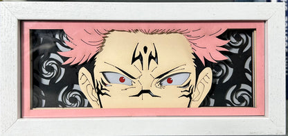 [MADE TO ORDER]Jujutsu Kaisen - Sukuna Light Box (Shipping Calculated At Checkout)