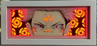 [MADE TO ORDER]Jujutsu Kaisen - Sukuna Light Box (Shipping Calculated At Checkout)