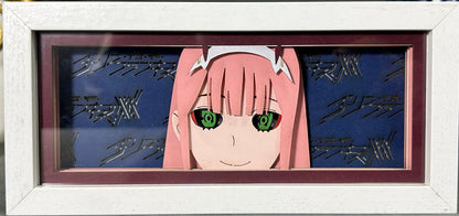 [MADE TO ORDER]Darling in the Franxx - Zero Two Light Box (Shipping Calculated At Checkout)