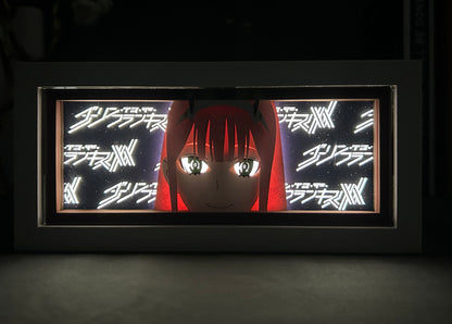 [MADE TO ORDER]Darling in the Franxx - Zero Two Light Box (Shipping Calculated At Checkout)