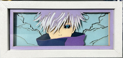 [MADE TO ORDER]Jujustsu Kaisen - Gojo Satoru Light Box (Shipping Calculated At Checkout)