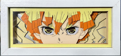 [MADE TO ORDER]Demon Slayer - Zenitsu Light Box (Shipping Calculated At Checkout)