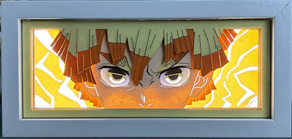[MADE TO ORDER]Demon Slayer - Zenitsu Light Box (Shipping Calculated At Checkout)