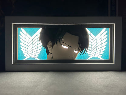 [MADE TO ORDER]Attack on Titan - Levi Light Box (Shipping Calculated At Checkout)
