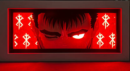 [MADE TO ORDER]Berserk - Guts Light Box (Shipping Calculated At Checkout)