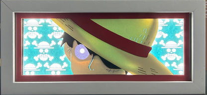[MADE TO ORDER]One Piece - Luffy Light Box (Shipping Calculated At Checkout)