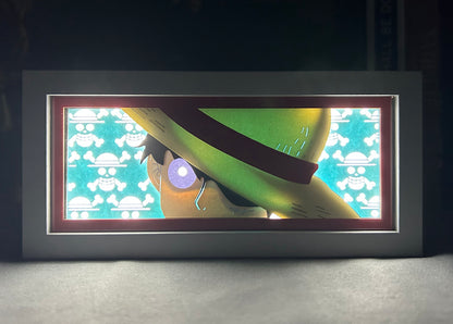 [MADE TO ORDER]One Piece - Luffy Light Box (Shipping Calculated At Checkout)