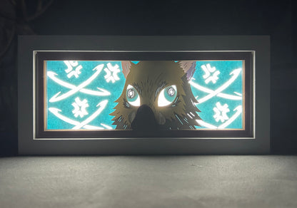 [MADE TO ORDER]Demon Slayer - Inosuke Light Box (Shipping Calculated At Checkout)