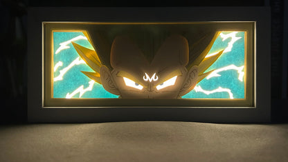 [MADE TO ORDER]Dragon Ball - Vegeta Light Box (Shipping Calculated At Checkout)