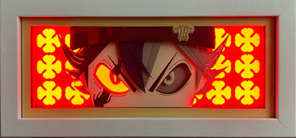 [MADE TO ORDER]Black Clover- Asta Light Box (Shipping Calculated At Checkout)