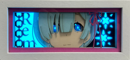 [MADE TO ORDER]Re Zero - Rem Light Box (Shipping Calculated At Checkout)