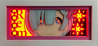[MADE TO ORDER]Re Zero - Rem Light Box (Shipping Calculated At Checkout)