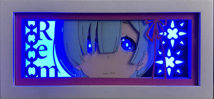 [MADE TO ORDER]Re Zero - Rem Light Box (Shipping Calculated At Checkout)