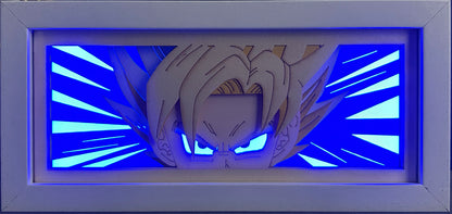 [MADE TO ORDER]Dragon Ball - Goku Light Box (Shipping Calculated At Checkout)