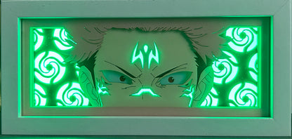 [MADE TO ORDER]Jujutsu Kaisen - Sukuna Light Box (Shipping Calculated At Checkout)