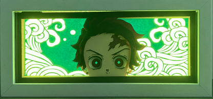 [MADE TO ORDER]Demon Slayer - Tanjiro Light Box (Shipping Calculated At Checkout)