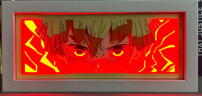 [MADE TO ORDER]Demon Slayer - Zenitsu Light Box (Shipping Calculated At Checkout)