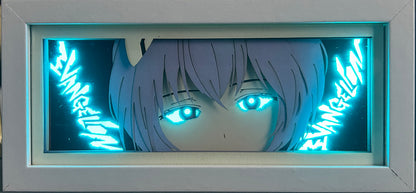 [MADE TO ORDER]Neon Genesis Evangelion - Rei Light Box (Shipping Calculated At Checkout)