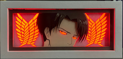 [MADE TO ORDER]Attack on Titan - Levi Light Box (Shipping Calculated At Checkout)
