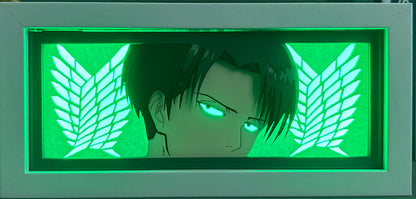 [MADE TO ORDER]Attack on Titan - Levi Light Box (Shipping Calculated At Checkout)