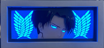 [MADE TO ORDER]Attack on Titan - Levi Light Box (Shipping Calculated At Checkout)