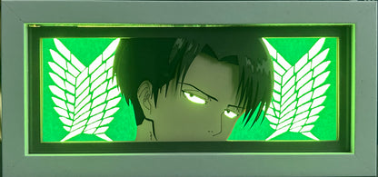 [MADE TO ORDER]Attack on Titan - Levi Light Box (Shipping Calculated At Checkout)