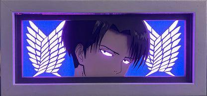 [MADE TO ORDER]Attack on Titan - Levi Light Box (Shipping Calculated At Checkout)
