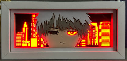 [MADE TO ORDER]Tokyo Ghoul - Kaneki Ken Light Box (Shipping Calculated At Checkout)