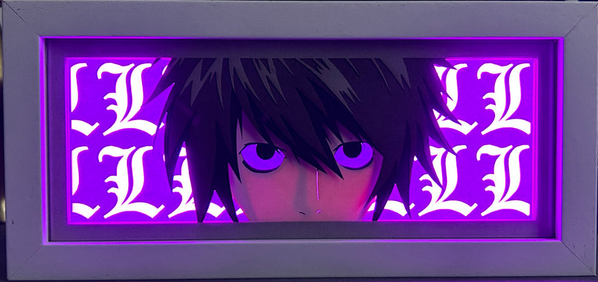 Death Note - L Light Box (Shipping Calculated At Checkout)