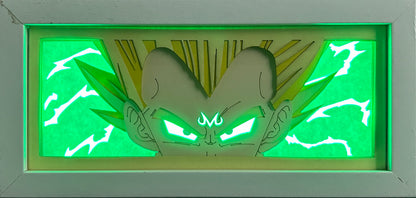 [MADE TO ORDER]Dragon Ball - Vegeta Light Box (Shipping Calculated At Checkout)