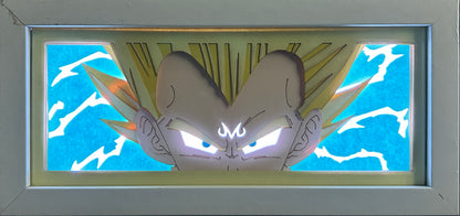 [MADE TO ORDER]Dragon Ball - Vegeta Light Box (Shipping Calculated At Checkout)