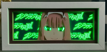 [MADE TO ORDER]Darling in the Franxx - Zero Two Light Box (Shipping Calculated At Checkout)