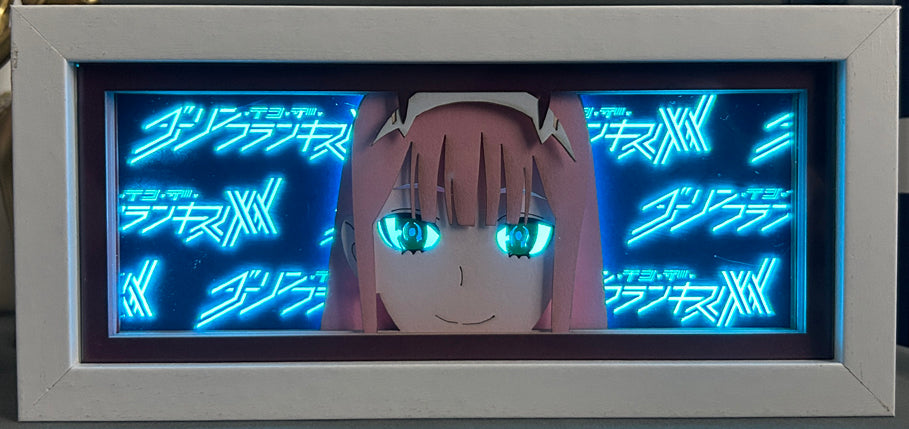Darling in the Franxx - Zero Two Light Box (Shipping Calculated At Checkout)