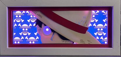 [MADE TO ORDER]One Piece - Luffy Light Box (Shipping Calculated At Checkout)