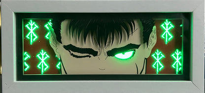 [MADE TO ORDER]Berserk - Guts Light Box (Shipping Calculated At Checkout)