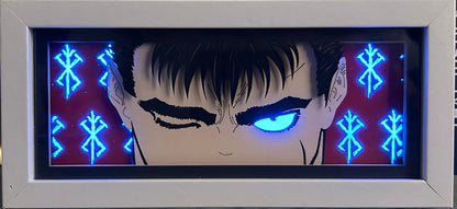 [MADE TO ORDER]Berserk - Guts Light Box (Shipping Calculated At Checkout)
