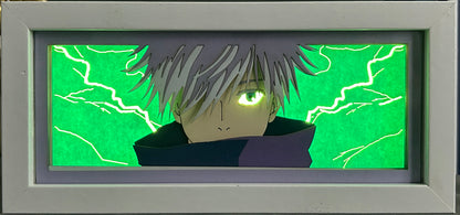 [MADE TO ORDER]Jujustsu Kaisen - Gojo Satoru Light Box (Shipping Calculated At Checkout)