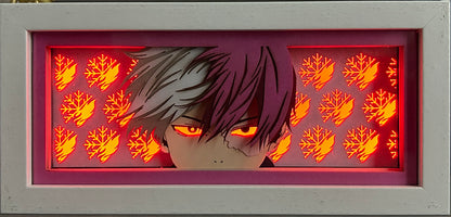 [MADE TO ORDER]My Hero Academia -  Shoto Todoroki Light Box (Shipping Calculated At Checkout)