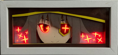[MADE TO ORDER] Konosuba - Megumin Light Box (Shipping Calculated At Checkout)