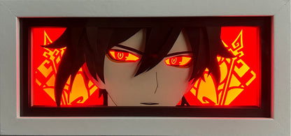 [MADE TO ORDER] Genshin Impact - Zhongli Light Box (Shipping Calculated At Checkout)