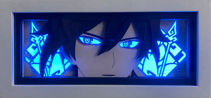 [MADE TO ORDER] Genshin Impact - Zhongli Light Box (Shipping Calculated At Checkout)