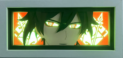 [MADE TO ORDER] Genshin Impact - Zhongli Light Box (Shipping Calculated At Checkout)
