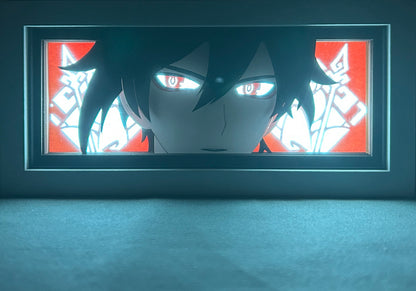 [MADE TO ORDER] Genshin Impact - Zhongli Light Box (Shipping Calculated At Checkout)