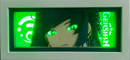 [MADE TO ORDER] Genshin Impact - Yelan Light Box (Shipping Calculated At Checkout)