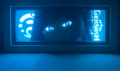 [MADE TO ORDER] Genshin Impact - Yelan Light Box (Shipping Calculated At Checkout)