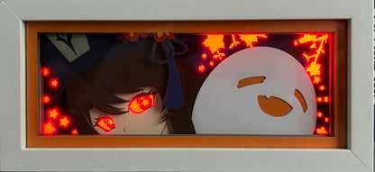 [MADE TO ORDER] Genshin Impact - Hu Tao Light Box (Shipping Calculated At Checkout)