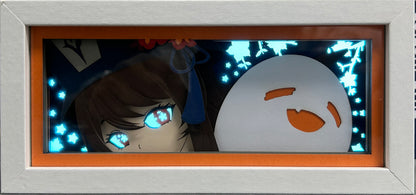 [MADE TO ORDER] Genshin Impact - Hu Tao Light Box (Shipping Calculated At Checkout)