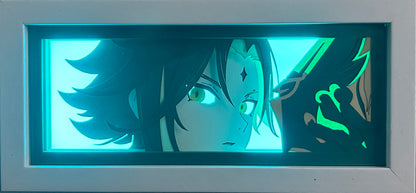 [MADE TO ORDER] Genshin Impact - Xiao Light Box (Shipping Calculated At Checkout)
